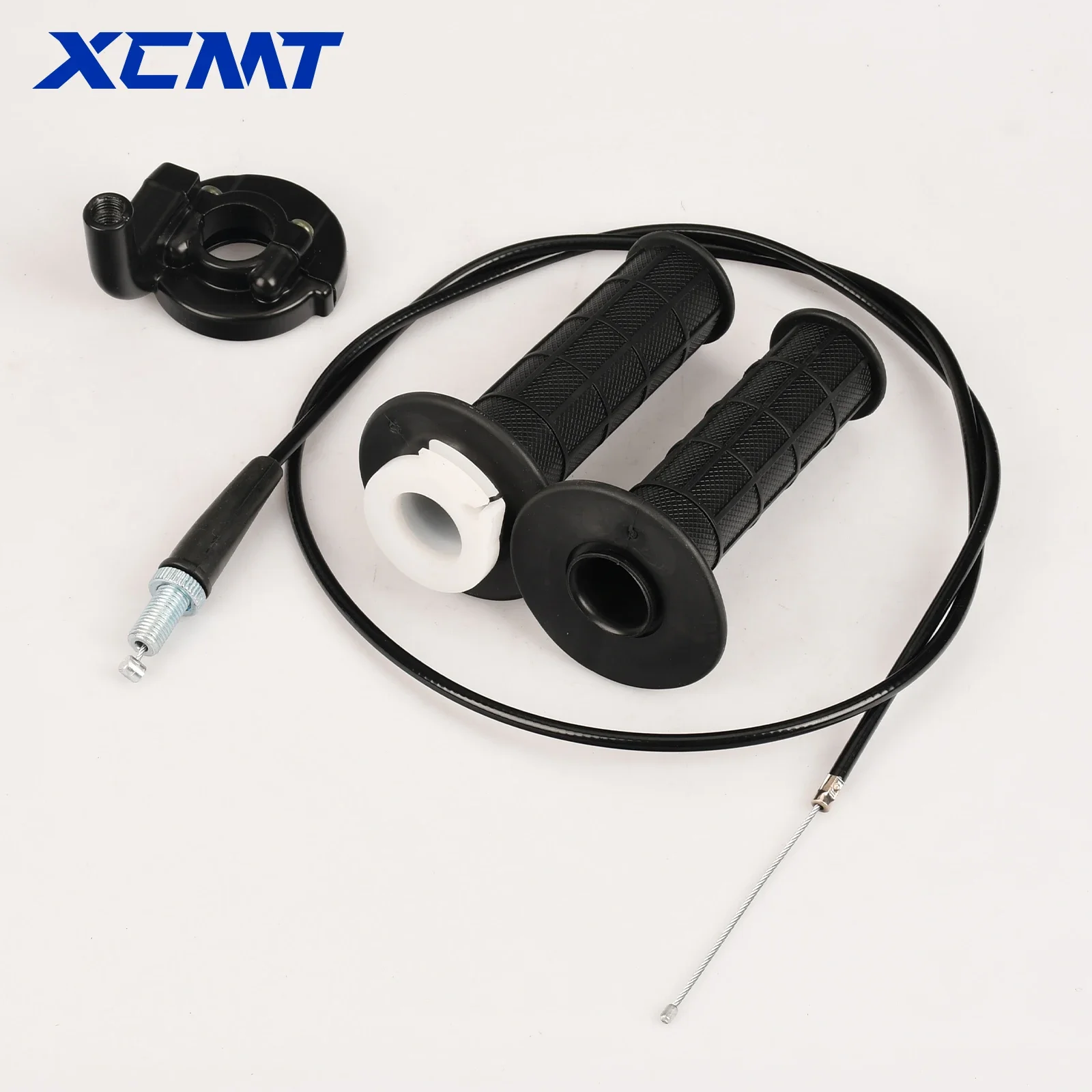 Handle Bar Handle Grips and Cable Set 1Pair 7/8
