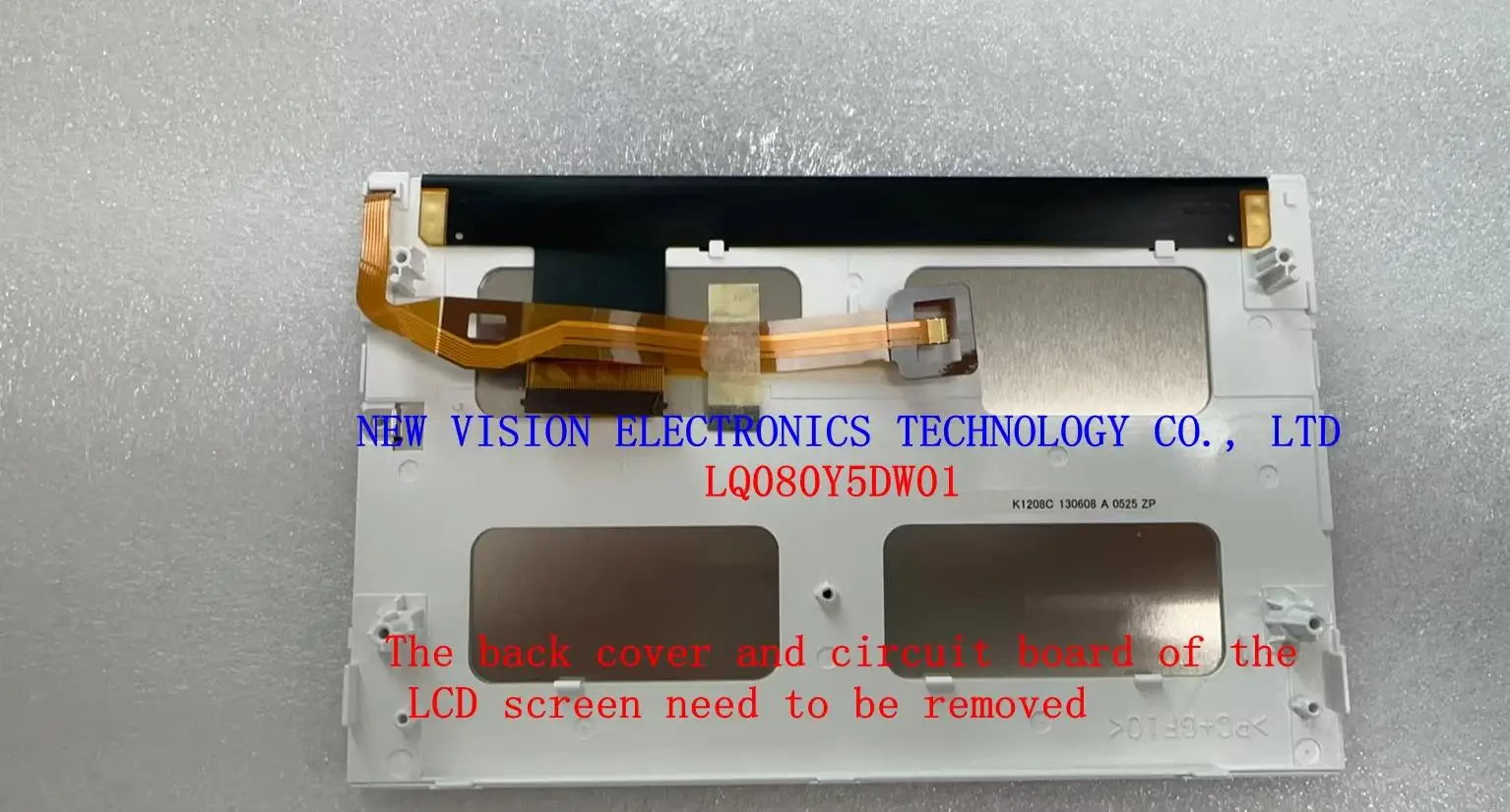 New LQ080Y5DW01 Display for 2009-2012 Mercedes Benz S Series W221 Instrument Speedometer LCD Screen OEM