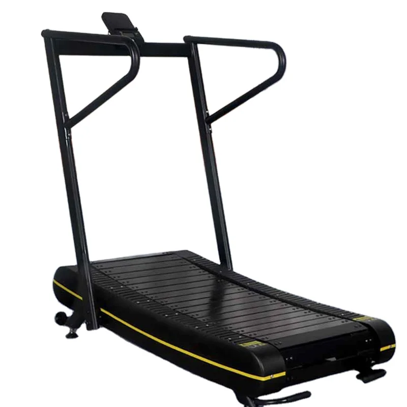 

Hot Selling Commercial Use Carbon Steel Architecture Smart Unpowered Curve Treadmill