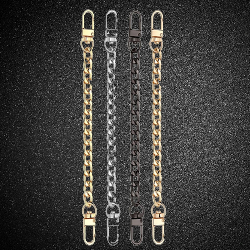 20CM Short Metal Bag Chain Bag Strap For Handbags Handles Gold Silver Straps For Bags Replacement DIY Accessories For Bag Charms