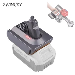 Replace Battery Adapter for Dewalt,18V 20V Li-ion Battery Convert To For Dyson V6 V03 SV04 SV09 DC62 DC59 Series Vacuum Cleaner