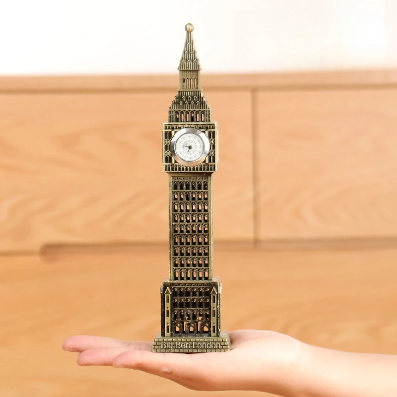 1 قطعة 18 سنتيمتر لندن بيغ بن نموذج ، مناسبة للمنزل مكتب نافذة سطح المكتب تذكارية الديكور