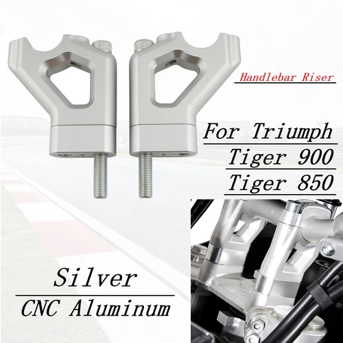 Elevador de barra de aluminio para manillar de motocicleta, accesorio deportivo para Triumph Tiger 900 GT PRO LOW RALLY Explorer 1200 Tiger900 850 850