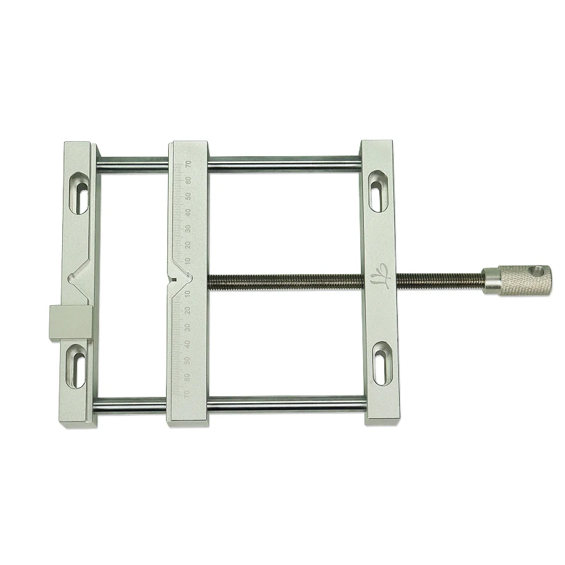 US Stock QGG Precision Parallel Jaw Vise Aluminium Alloy Flat Tongs Vice For Milling Machine Bench Drill Plain Screw Fixture
