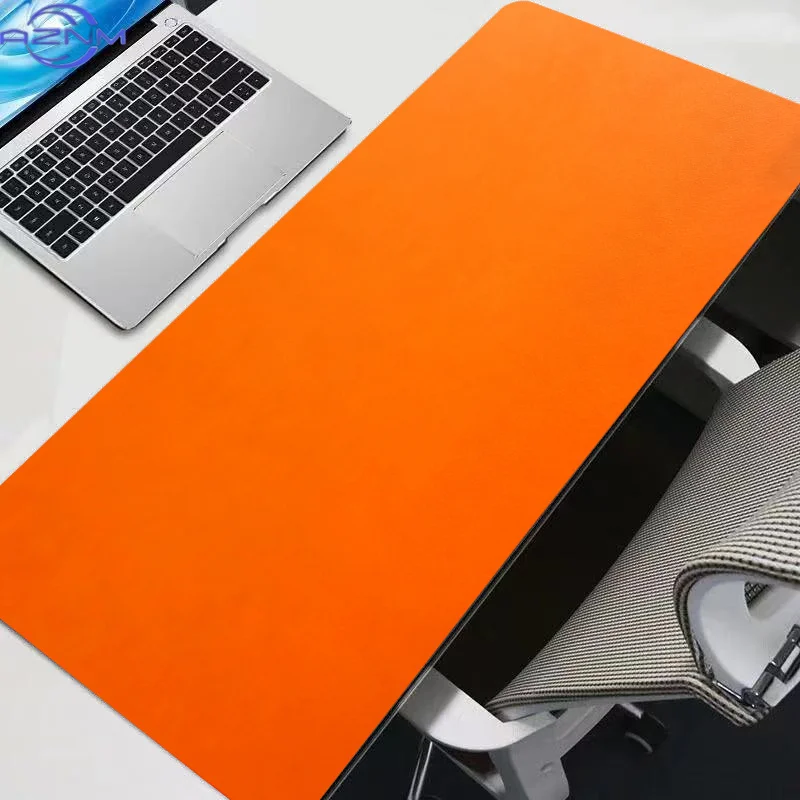 Solid Light Yellow Mouse Pad Waterproof Non‑Slip Plain Solid Color Minimalist Tone Mousepad for Gaming Office Desktop