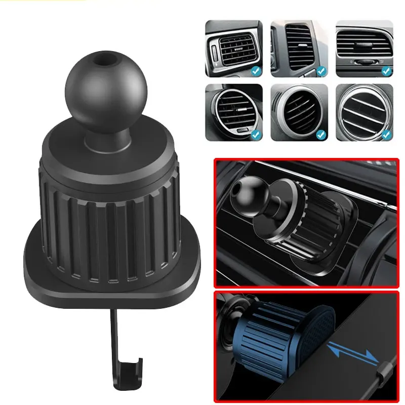 Car Phone Holder Bracket Accessories Interior Auto Air Outlet Cellphone Support Parts Phone Stand Base Fixing Clip