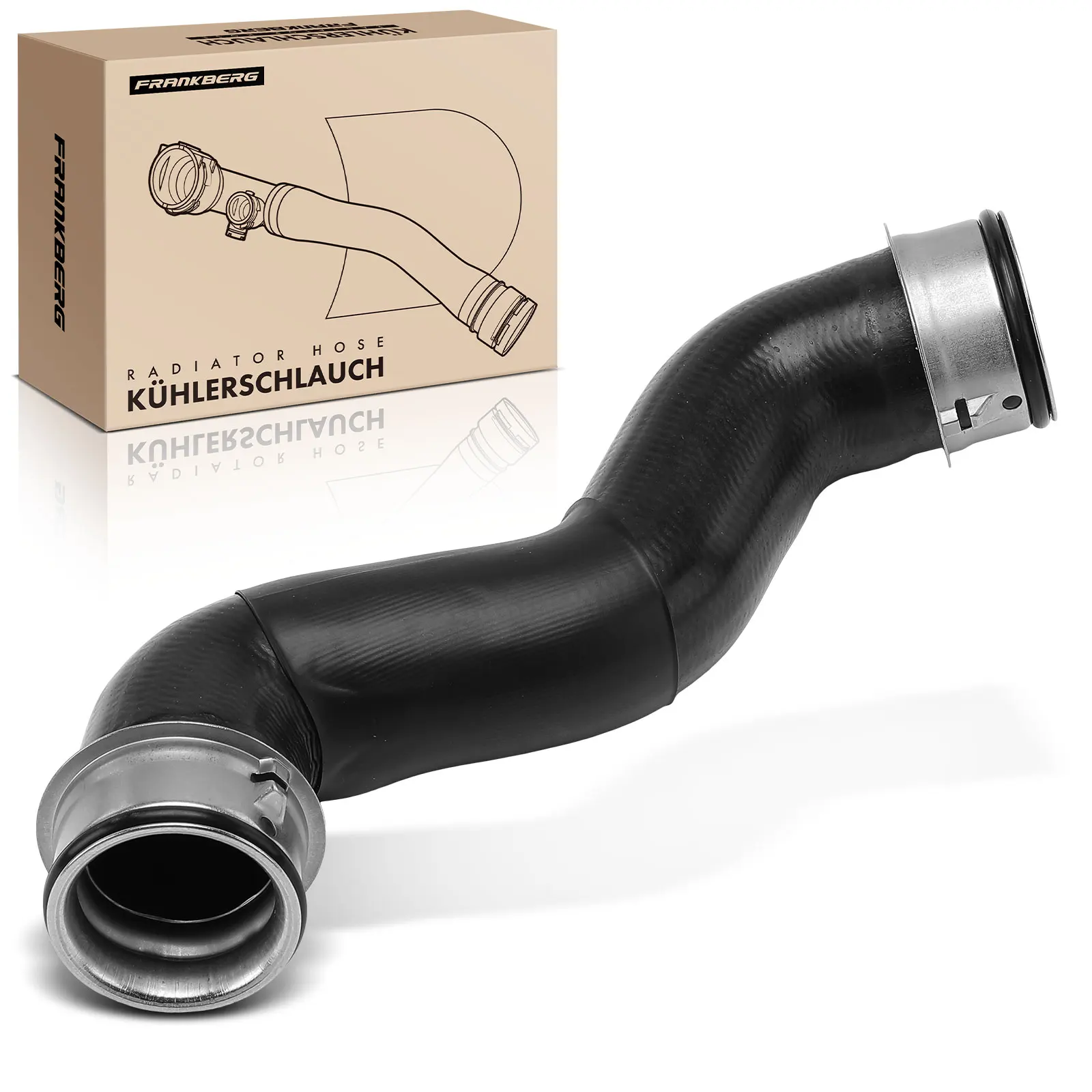 Frankberg 1x Kühlerschlauch Kühlwasserschlauch für Mercedes-Benz V221 W221 4.7L 2215012691