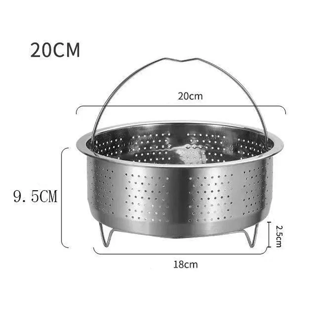 Steamer Insert Stainless Steel Basket Rice Steamer Pressure Cooker Rice Cooker Steamed Rice Cage Cooking Accessories