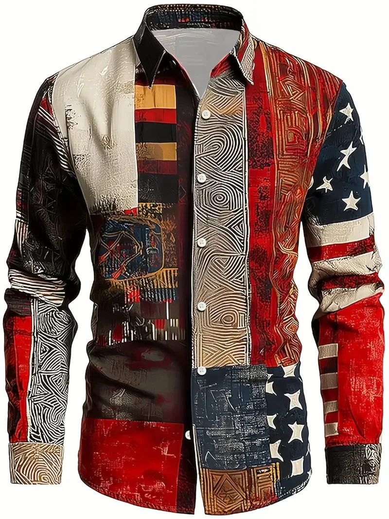 سلسلة قميص رجالية جديدة غير رسمية بأكمام طويلة باللونين الأبيض والأسود، مصمم جديد كاجوال، ناعم، مريح وعصري