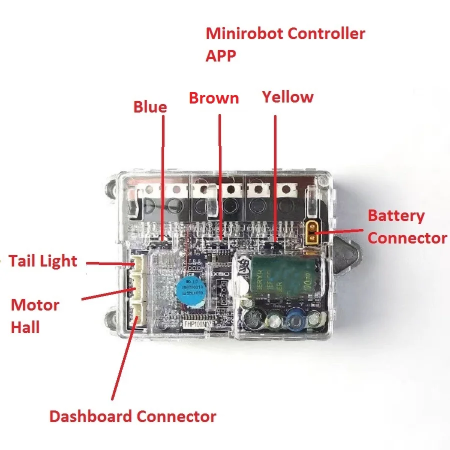 One Set Controller Kit  For Xiaomi Electric Scooter  M365 Pro Bluetooth Dashboard 36V  Set  With Minirobot APP