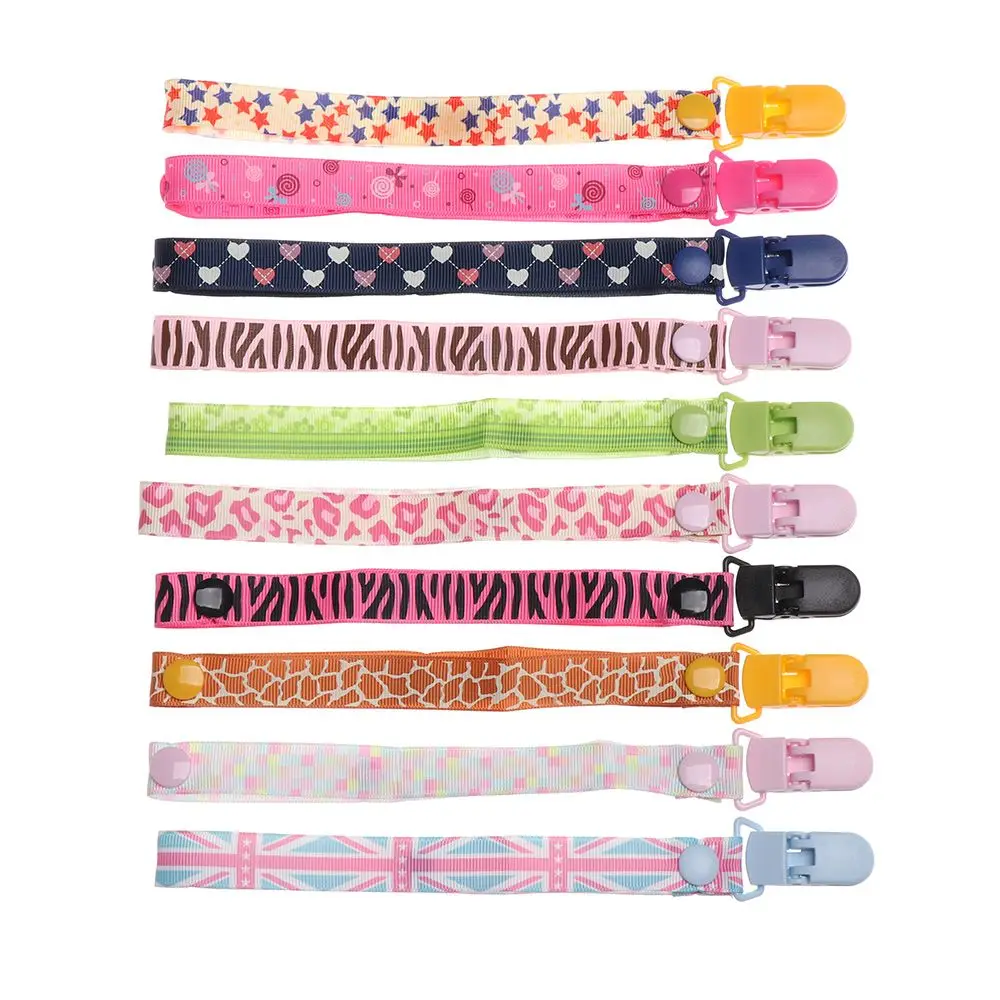 1pc alimentação colorida infantil comprimento ajustável anti-queda corda mastigar chupeta corrente chupeta manequim clipes dentição