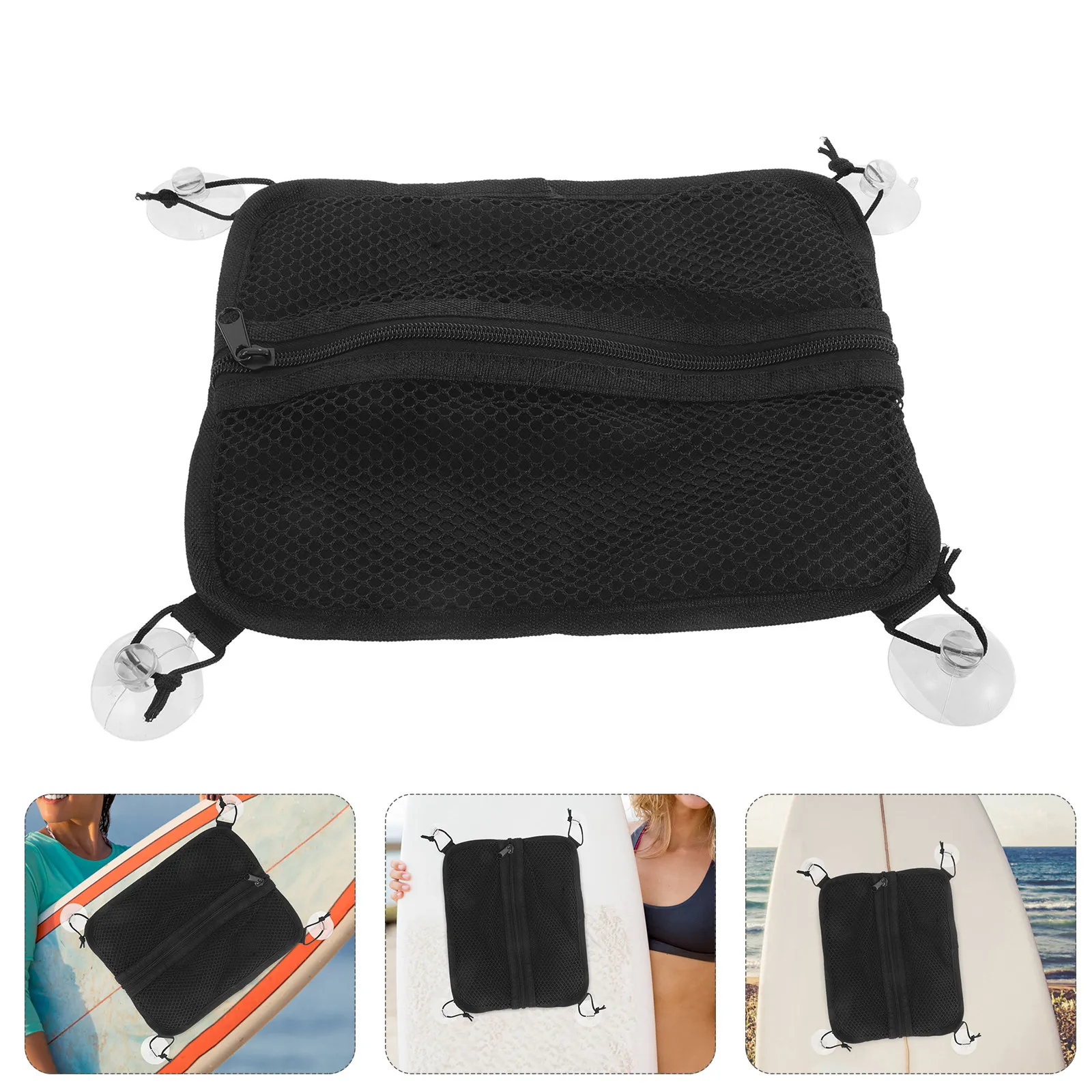 

Сумка для аксессуаров для падлборда, прочная сетчатая, с креплениями на присосках, вместительная, водонепроницаемая, для серфборда, каяка, для активного отдыха