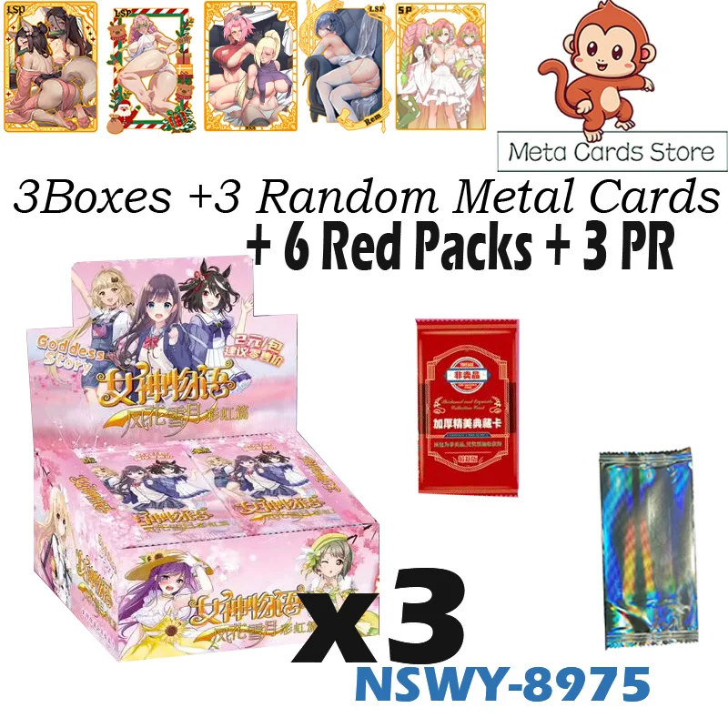 New Goddess Story Card NSWY-8975 Fun Card Hobby Game Collection CCG Card Bikini Swimming Suit Doujin Boostet Box Toy Gifts