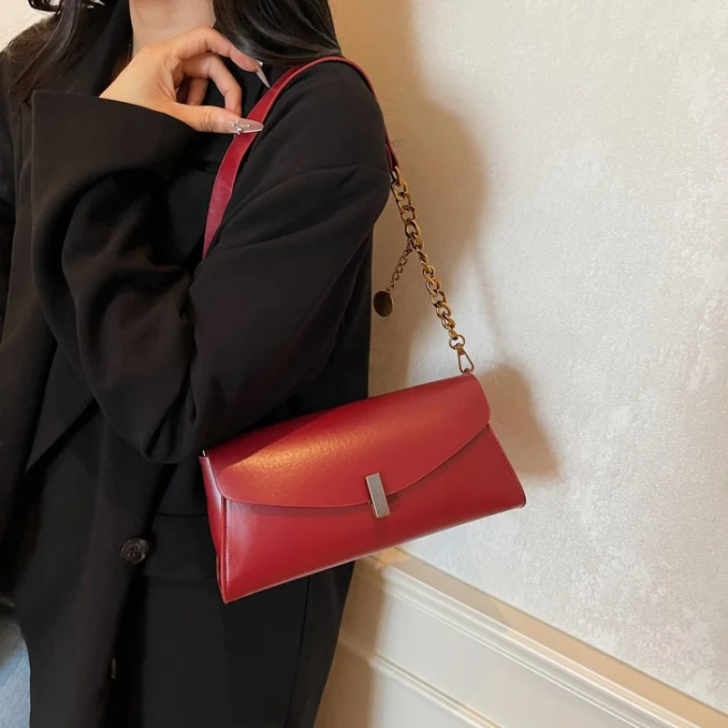 

Popular Vintage High End Leather Women Handbag Classic Elegant Ladies Luxury Tote Bag Fashionable Messenger Bag