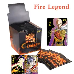 Colección de cartas de la leyenda del fuego, figuras de Anime, tarjeta rara Ptr, regalo de cumpleaños para niños, tarjetas de juego, juguetes de mesa para la familia, navidad