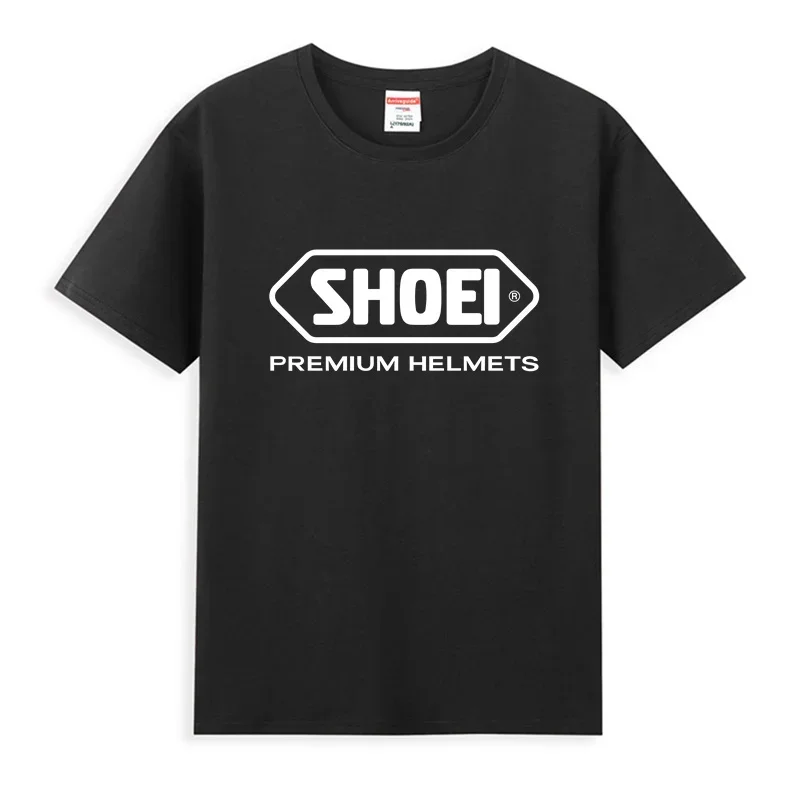 

2025 Men T Shirt Casual Shoei Full-face Helmet Vfx-evo Jammer Tc-8 Large Dirt Bikes T-shirt Summer 100% Cotton S-3XL Cool Tee