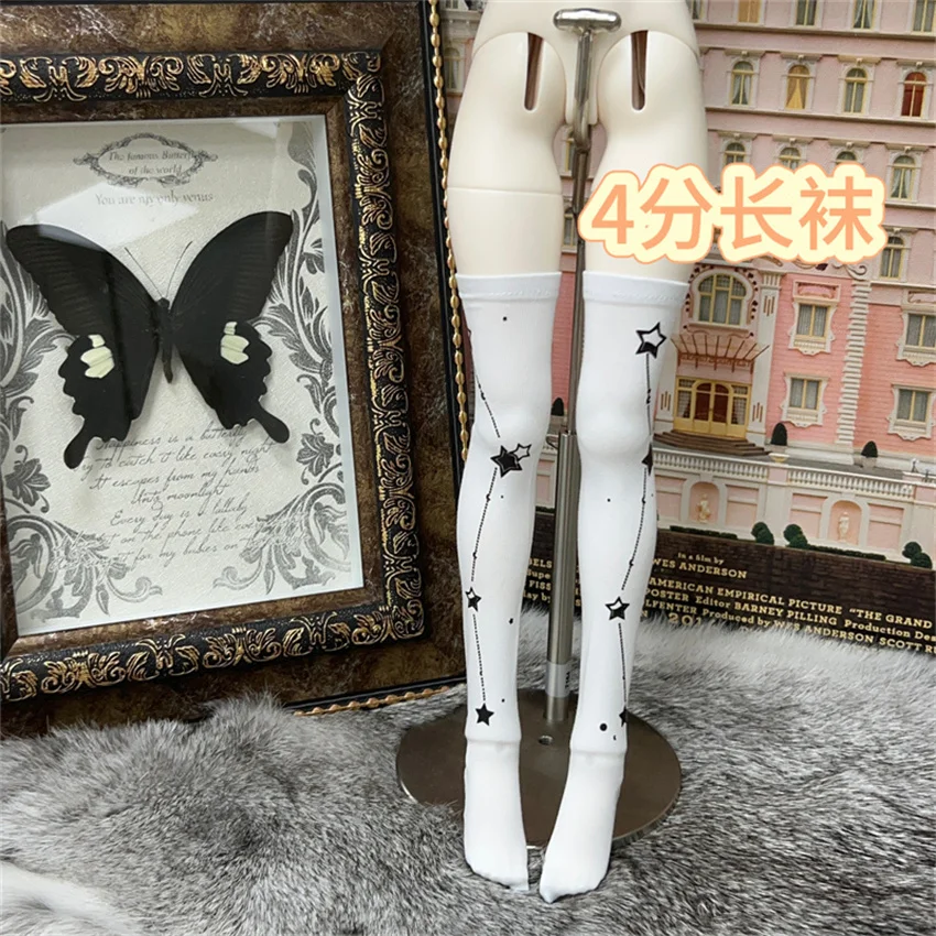 BJD人形用プリントソックス,ストッキング,ミディアム,1/4, 1:6,アクセサリー