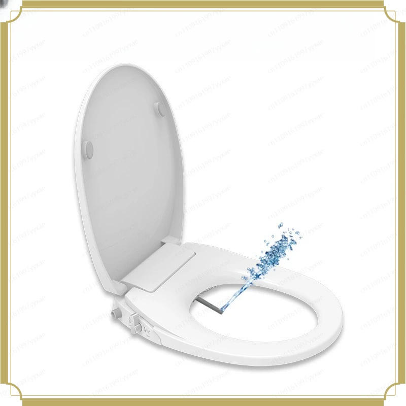 Smart Toilet Seat Cover Flushing Household WC Seat Simple Toilet Lid Water Spray Cleaner Personal Hygiene Washing Device
