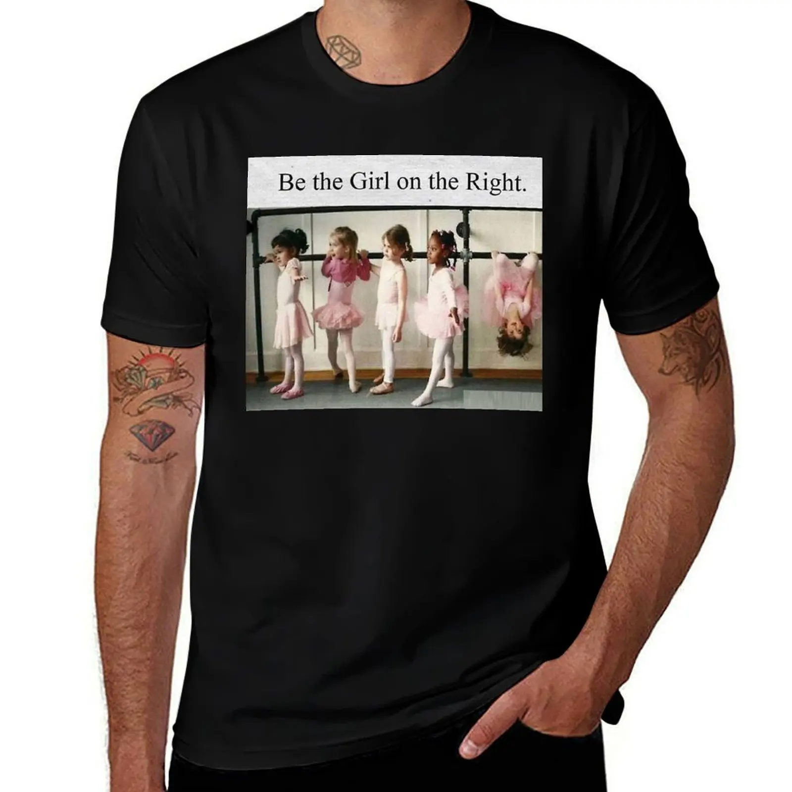 Be the girl on the right T-Shirt UV Sun Protection Tee Shirt