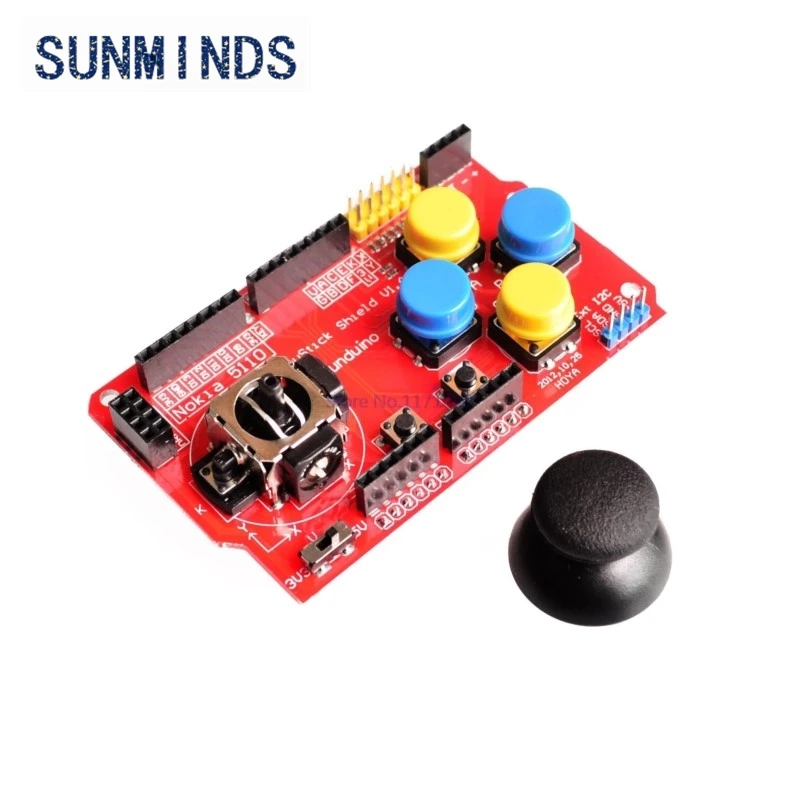 Joystick Shield for Arduino Expansion Board Analog Keyboard and Mouse Function