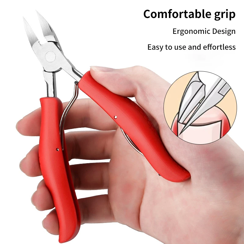 Nail Clippers Ingrown Toenail Podiatry Correction Nippers Cuticle Cutters Cut Paronychia Pedicure Manicure Hand Foot Care Tool