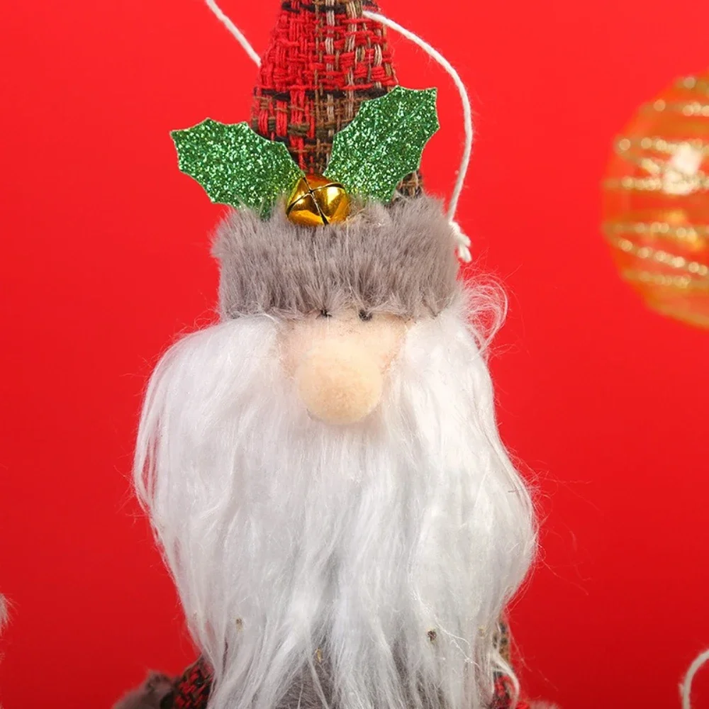 2pcs Christmas Tree Decor Hanging Christmas Ornaments Snowman Decoration Hanging Pendants Standing Old Man Reindeer Pendant