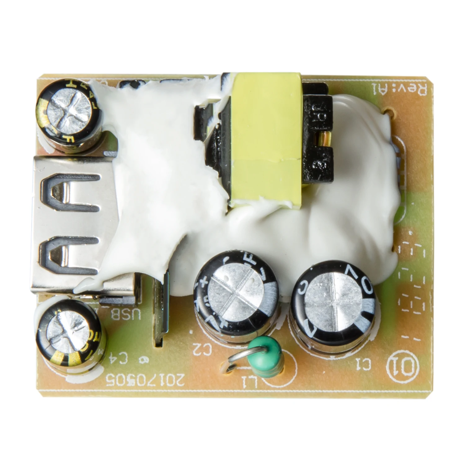 IPhoneおよびSamsung用の効率的な充電ヘッドを備えたusplus電源アダプター、5v、1a認定のUSB充電器、100個