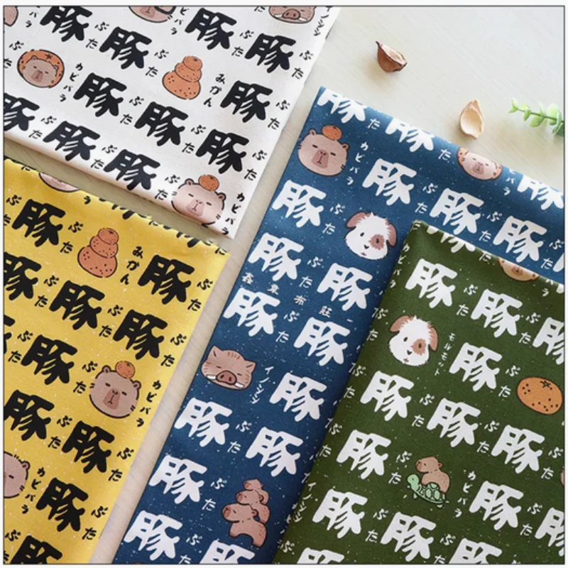 

Thicken Cotton Fabrics With Cartoon Characters Print, Handmade DIY Bag Cloth Material 100% Cotton CR-173