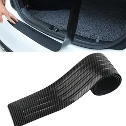 Universal Car Trunk Door Sill Plate Protector Anti-Scratch Rear Bumper Guard Rubber Mouldings Pad Trim Cover Strip Car Styling