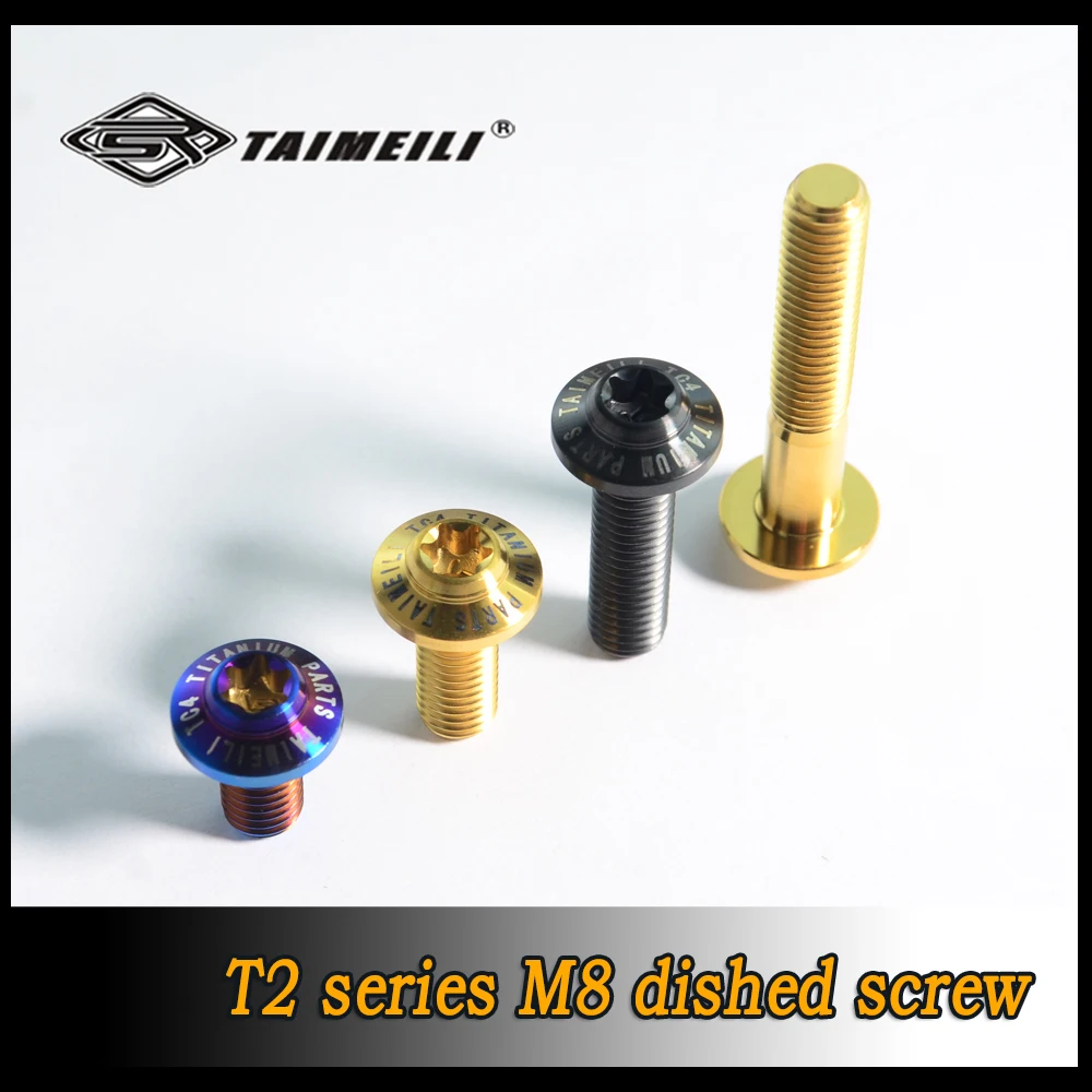 TAIMEILI Titanlegierung T2-Serie – Scheibenkopfschraube M8x15-45mm, Befestigungselement für Motorradreparatur und -modifikation, 1 Stück. – Detail 5