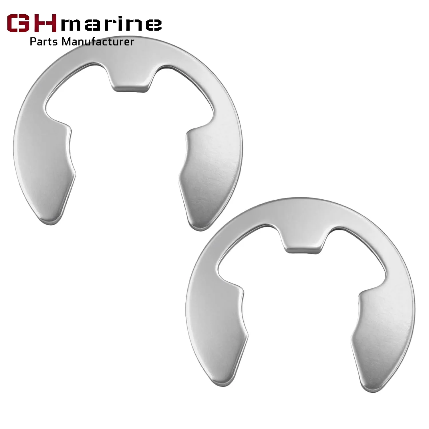 2 Pack Trim Pin E-Clip 3857521 Fit For Volvo Penta Sterndrive SX-M SX-MDA SX-MDC X-B XHP-B XXP-A Families Replaces 0778293