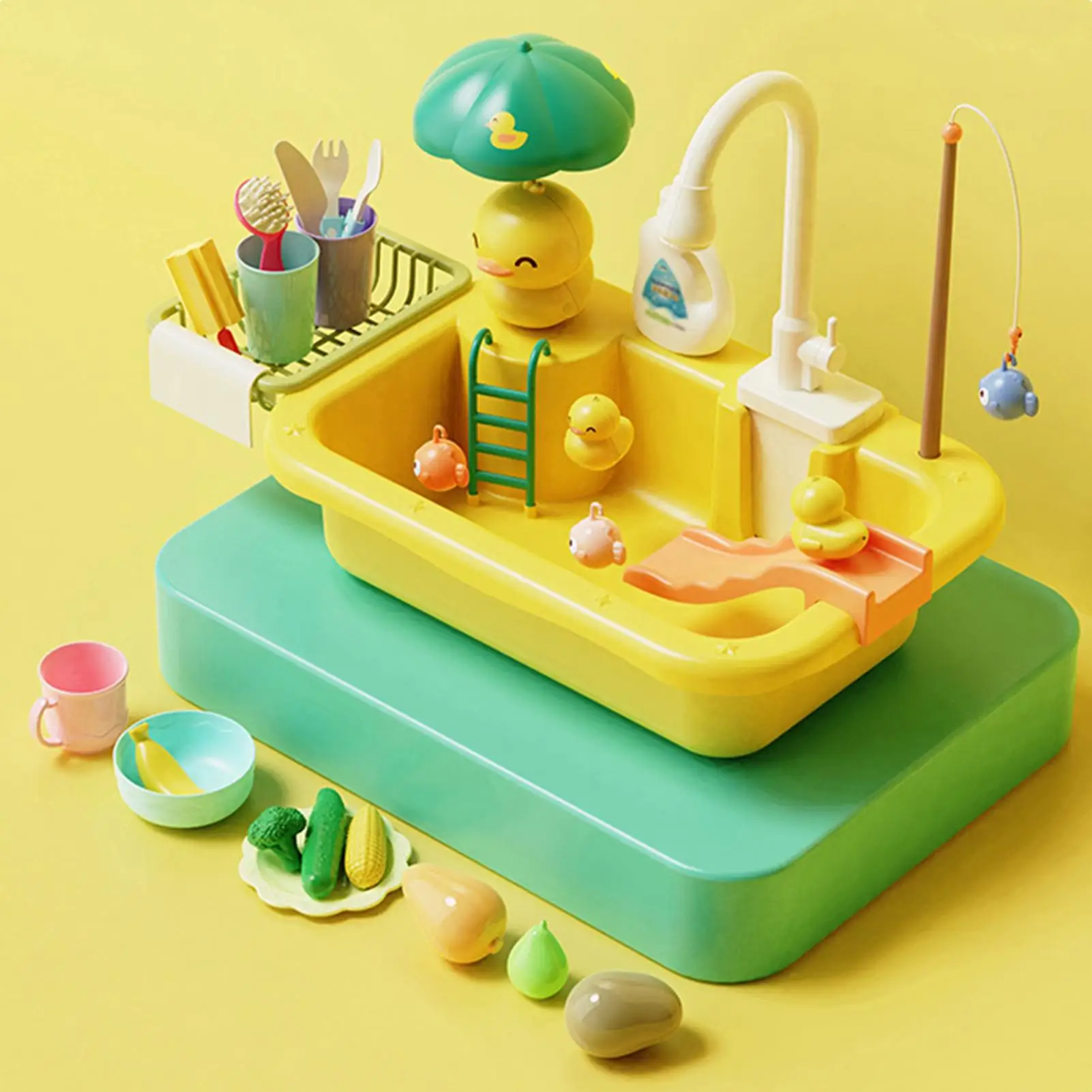 Water Table Summer Toys Water Play Table With Pump For Boys Girls Preschoolers Backyard Patio Beach Camping Daycare Home
