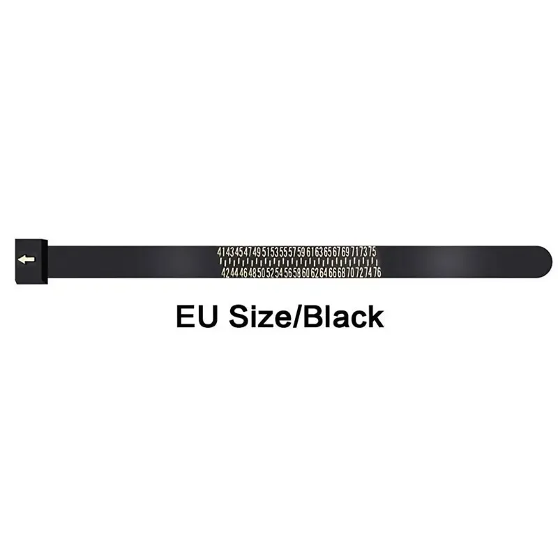 Ring Sizer Tool US EU Size Guide Weiß Schwarz Ehering Finger Gauge für die Schmuckherstellung Messung – Detail 7