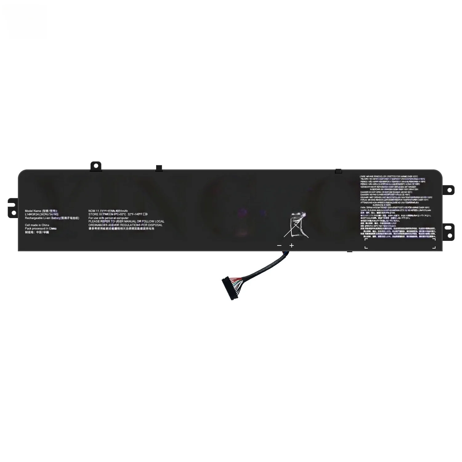 4054mAh L16S3P24 L14M3P24 L16M3P24 Laptop Battery for Lenovo New Sharp 700-15 Y700-14 7000 Lithium Rechargeable Battery