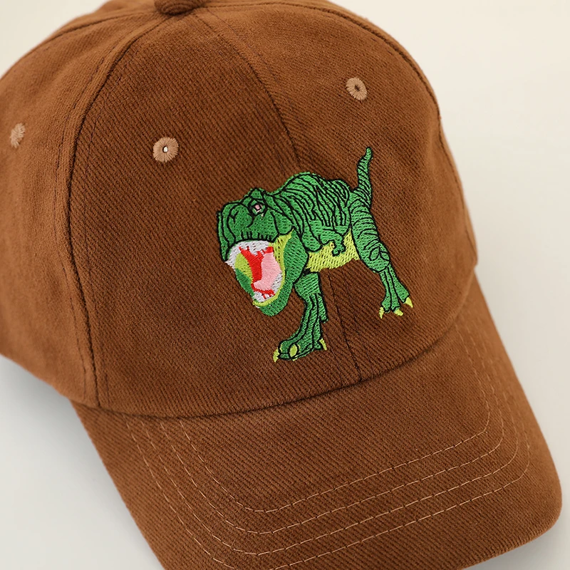 2024 School Boys Baseball Hats Dinosaurs Embroidered Children Outdoor Summer Kids Caps for 2-8Years Baby Sports Hats