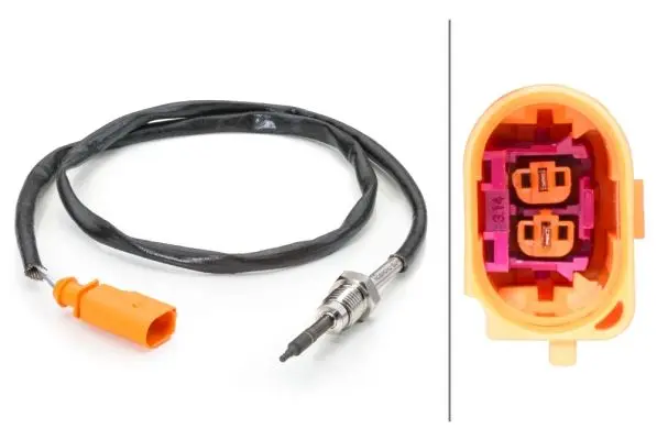 Store code: 6PT014494-031 drink exhaust temperature sensor (orange socket-cable extension 772MM) GOLF V JETTA PASSAT TIGUAN SCIR