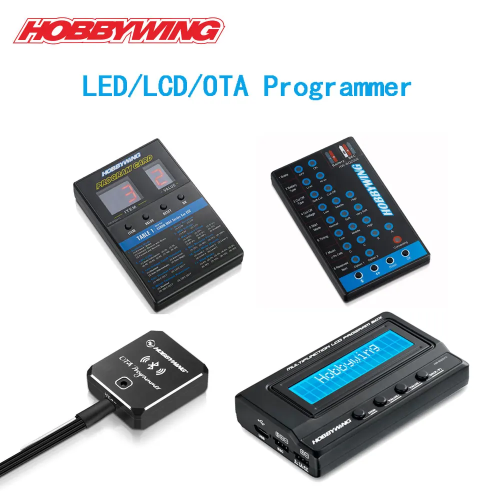Hobbywing LED OTA Programmer Card for Platinum XeRun EzRun Seaking Pro ESC Programming