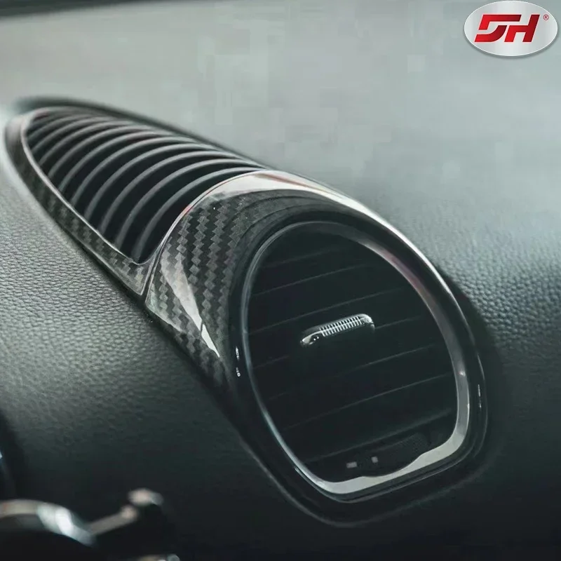 Car Carbon Fiber Air Conditioning Outlet for Porsche 718 2016-UP