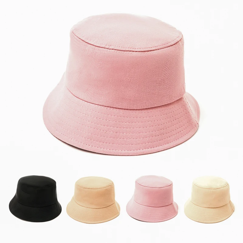 New minimalist children's hat, fisherman hat, face mask, small basin hat, versatile sun shading and sun protection hat