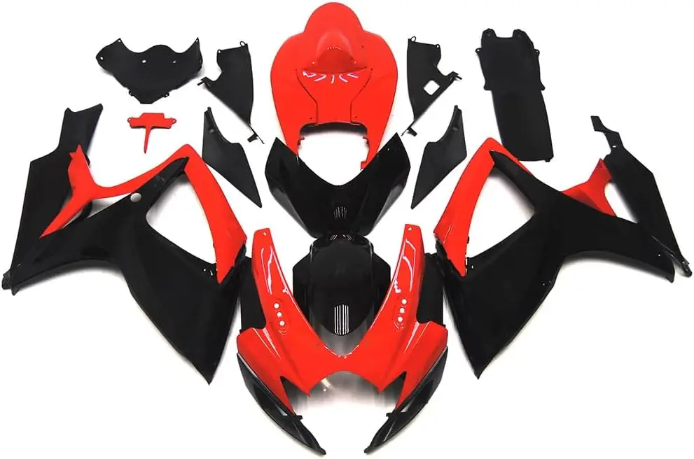 

Red Black ABS Plastics Fairing Kit For Suzuki GSXR600 GSXR750 K6 2006 2007 GSXR 600 GSXR 750 06 07 GSX-R600 GSX-R750 Injection M