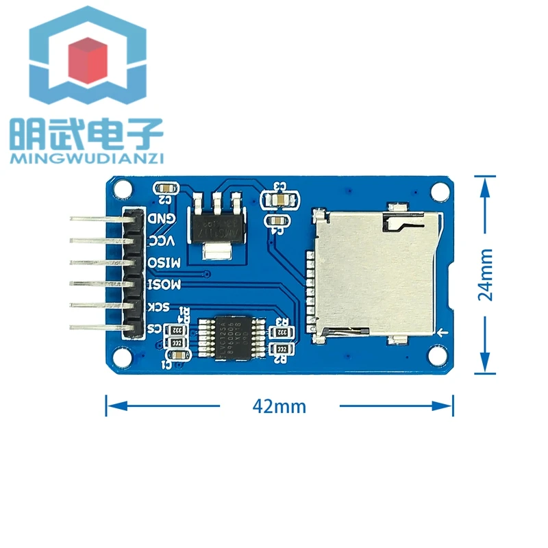 Micro SD Card Module SPI Interface TF Card Reader With Level Conversion Chip