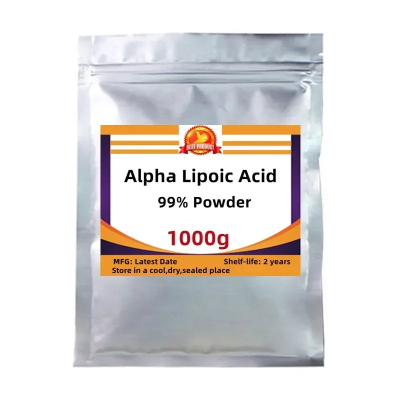 

50-1000g High-quality Alpha Lipoic Acid 99%, Free Shipping