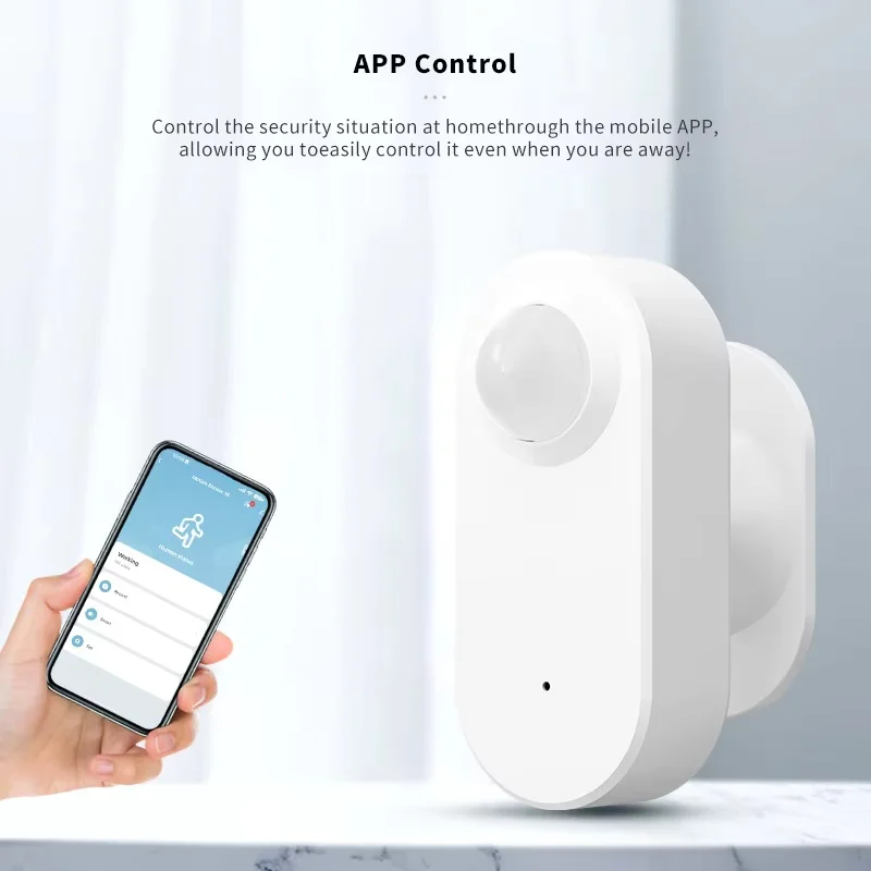 Tuya Zigbee / Wifi Human Motion Presence Sensor App Remote Control PIR Detection For Smart Home Decor Security Alarm Tools 2025