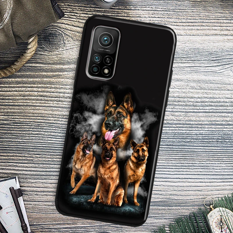 German Shepherd Dog Cover For Xiaomi 15 Ultra 13 14 11T 12T 13T 14T Pro POCO X6 X7 Pro X3 X5 F5 F6 M6 Pro Case