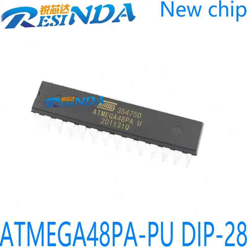 ATMEGA48PA-PU DIP-28  New chip 100%New and Original