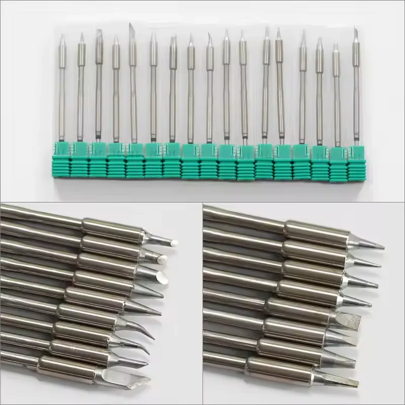 Universal C210 Series Soldering Iron Tips C210-K/I/IS Compatible For JBC Sugon Aifen A9/ A9 Pro/ T21 Soldering Station