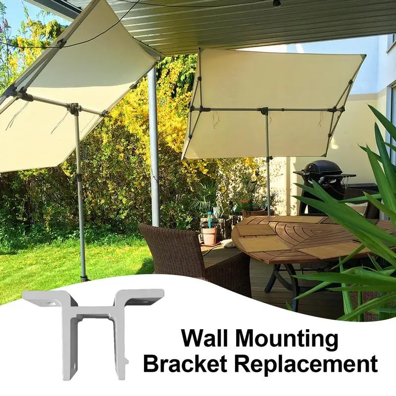 Awning Mounting Brackets Wall Mounted Bracket For Retractable Awnings Aluminum Alloy Standard Manual Square Pipe Outdoor Patio