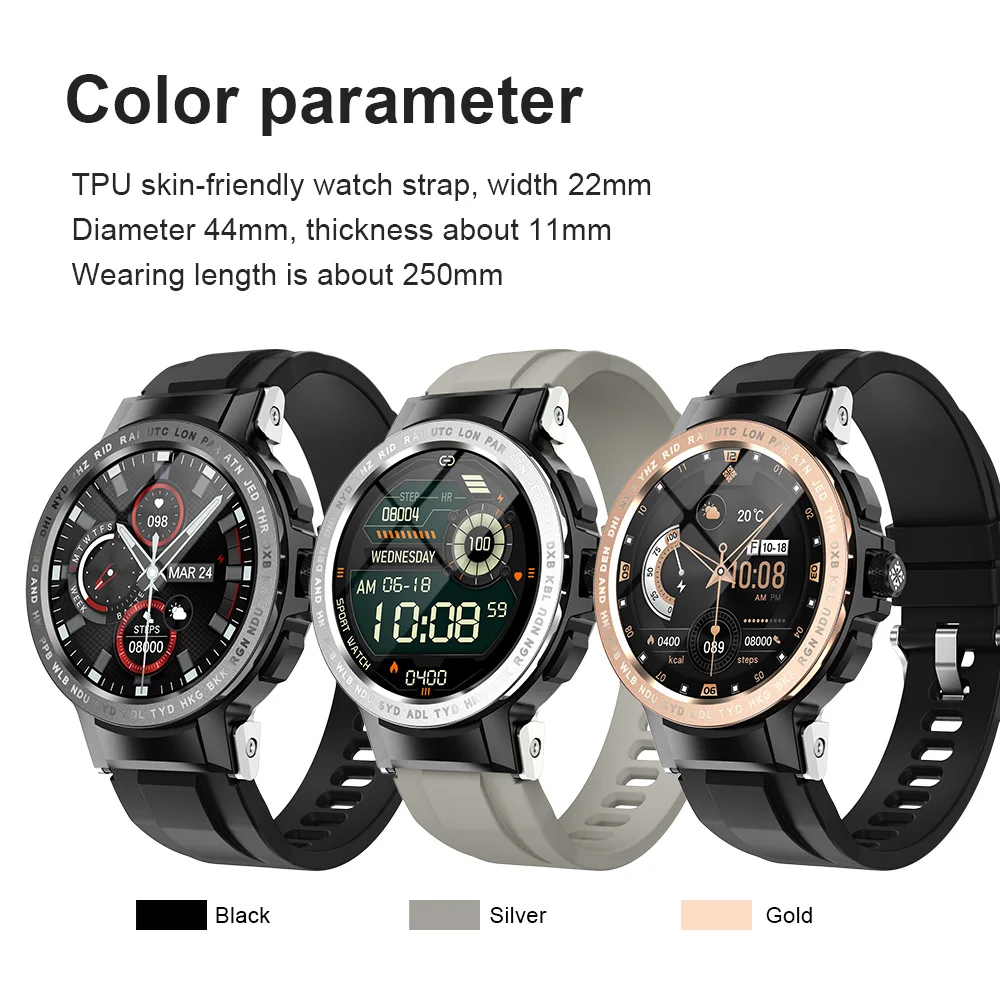 Niwevol IP68กันน้ำสมาร์ทนาฬิกาผู้ชาย2022ใหม่ที่กำหนดเอง Dial กีฬา Heart Rate นาฬิกาฟิตเนสสำหรับ Android IOS Smartwatch