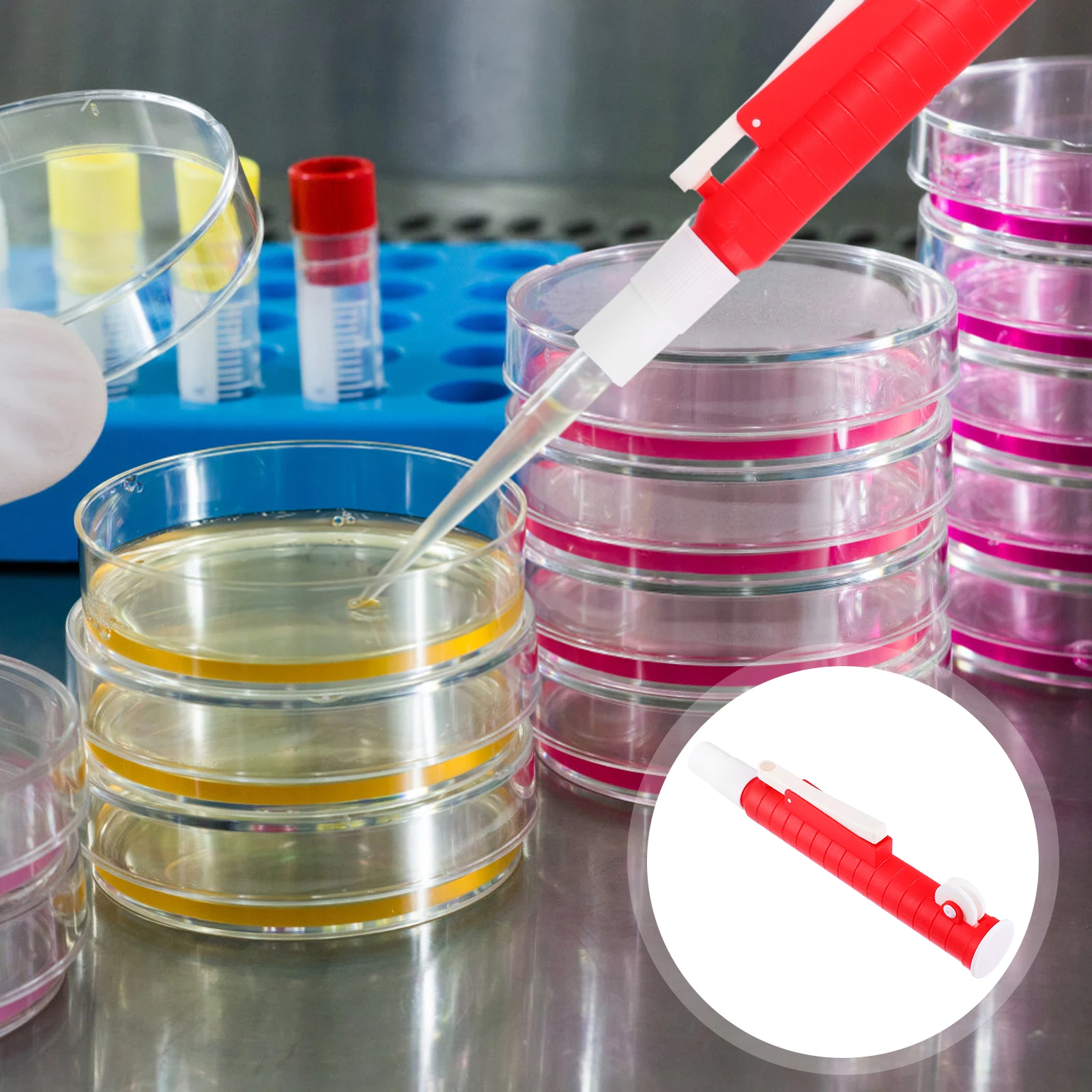 

Graduated Pipette Pump Liquid Extractor PP Silica Labs Tool Scientific Laboratory Instrument High Accuracy One Hand