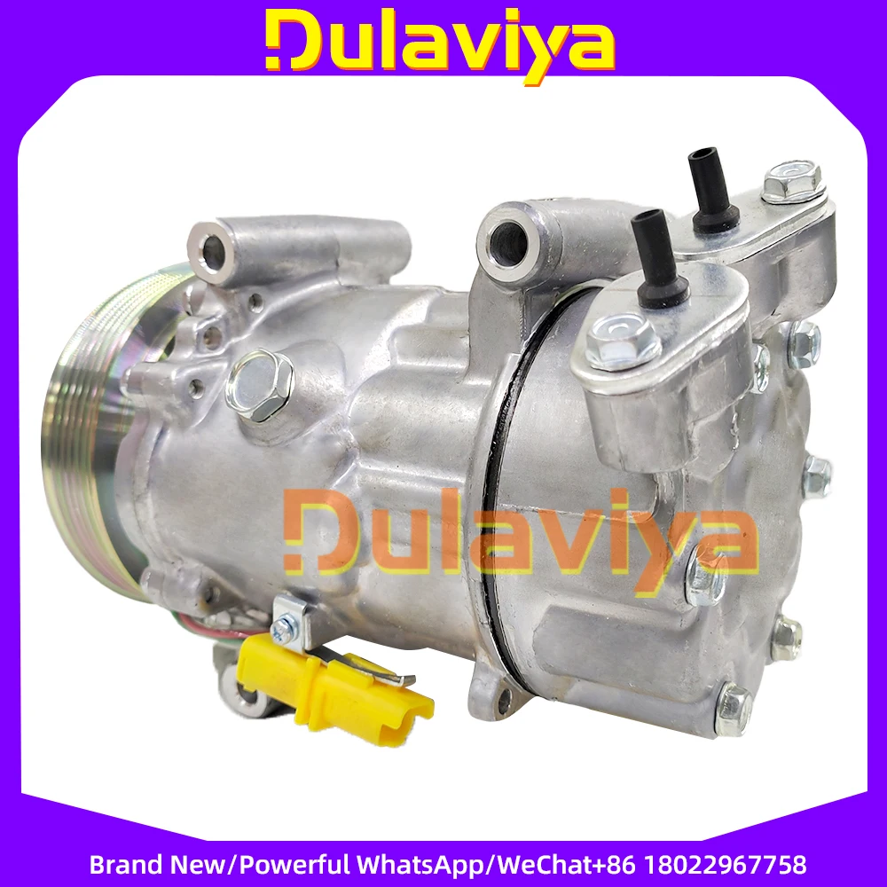 SD6V12 Ac Compressor For Peugeot 206 For Citroen Fiat 9671456680 9655191580 9684480480 6453QH 9800822280 5215310145